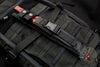 Heretic Nephilim Double Edge Fixed Blade - Black DLC with Red/Black G-10 Scales H003-6A-REDBLK