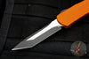 Heretic Manticore-S OTF Auto Orange Handle - Two Tone Black Tanto Edge Black HW H023-10A-ORG