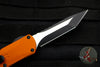 Heretic Manticore-S OTF Auto Orange Handle - Two Tone Black Tanto Edge Black HW H023-10A-ORG