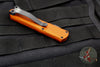 Heretic Manticore-S OTF Auto Orange Handle - Two Tone Black Tanto Edge Black HW H023-10A-ORG