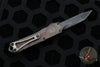 Heretic Manticore-S OTF Auto- Tanto Edge- Orange Camo Carbon Fiber Backcover- DLC Black Blade H023-6A-ORCF