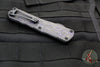 Heretic Manticore-E OTF Auto- Bowie Edge- Purple Camo Carbon Fiber Bottom - DLC Part Serrated Edge H026B-6B-PUCF
