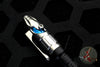 Heretic Thoth Pen- Stonewashed Titanium Tail and End Cap-Black Aluminum Barrel-Blue Bolt