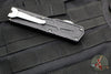Heretic Colossus OTF Auto- Tanto Edge- Black Handle- Stonewash Plain Edge H040-2A