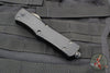 Marfione Custom Combat Troodon- Double Edge- Black Hefted Aluminum- Hot Blued Vegas Forge Sharktooth Pattern Vegas Forge Damascus Blade- DLC Ringed HW SN02!