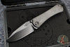 Borka Blades/Marfione Custom Knives Collaboration SBDP Custom Folder Set- Carboquartz with DLC Finished Blade And Hitex Tritium Inlaid Chip v2
