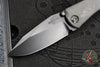 Borka Blades/Marfione Custom Knives Collaboration SBDP Custom Folder Set- Carboquartz with DLC Finished Blade And Hitex Tritium Inlaid Chip v2