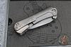 Borka Blades/Marfione Custom Knives Collaboration SBDP Custom Folder Set- Carboquartz with DLC Finished Blade And Hitex Tritium Inlaid Chip v2
