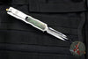 Marfione Custom Dirac Double Edge OTF Stainless Steel Chassis With Jungle Wear Fat Carbon Inlay Mirror Polished Blade 504-MCK SSJW HPBR SN12