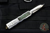 Marfione Custom Dirac Double Edge OTF Stainless Steel Chassis With Jungle Wear Fat Carbon Inlay Mirror Polished Blade 504-MCK SSJW HPBR SN12