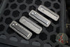 Marfione Custom Mini Halo III Set of Two Knives -Tanto Mirror Polish and Vegas Forge Damascus SN 22