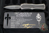 Marfione Custom Hera- Double Edge- Two-Tone DLC Satin Finished Titanium Chassis- Carbon Fiber Inlay- DLC Satin Finished Blade