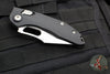 Marfione Custom Knives- Stitch- Prototype Ram-Lok Folder- Black G-10 Handle- Two-Tone Stonewash Blade- Serial Number 08