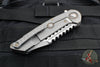 Marfione Custom Warhound Folder- Apocalyptic Finished Titanium Handle- Two-Tone Apocalyptic Finished Blade- Bronze Hardware 391-MCK APOCBR