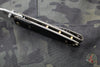 Munroe Knives custom Basilisk Bronzed Titanium and Black G-10