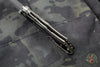 Munroe Knives custom Basilisk Bronzed Titanium and Black G-10
