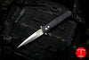 Protech Large Don Black 3D Machined Ringed Pattern Handle Satin Blade and Hardware 1925