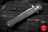 Protech Large Don Black 3D Machined Ringed Pattern Handle Satin Blade and Hardware 1925