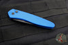Protech Newport Out The Side OTS Auto- Blue Handle with Black Blade 3407-BLUE