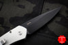 Protech Newport Silver Body Carbon Fiber Inlay Black Blade 3412