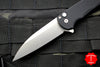 Protech Malibu Flipper Black Handle with a Wharncliffe Stonewash Blade 5101