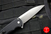 Protech Malibu Flipper Black Handle with a Wharncliffe Stonewash Blade 5101