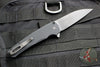 Protech Malibu Flipper Black Textured Handle with a Wharncliffe DLC Black Finished Blade 5106