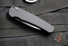 Protech Malibu Flipper Black Textured Handle with a Wharncliffe DLC Black Finished Blade 5106