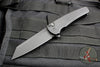 Protech Malibu Flipper Black Handle with a Reverse Tanto DLC Black Blade 5203