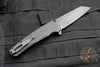 Protech Malibu Flipper Black Handle with a Reverse Tanto DLC Black Blade 5203