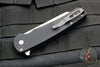 Protech Malibu Flipper Black Textured Handle with a Reverse Tanto Stonewash Blade 5205