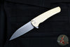 Protech Malibu Flipper- Wharncliffe Blade- Textured Bronze Aluminum Handle- Stonewash Magnacut Steel Blade 5311