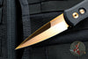 Protech Godson Out The Side Auto (OTS) Black Handle Rose Gold Blade 721-RG