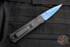 Protech Godson Out The Side Auto (OTS)- Black Handle- Sapphire Blue Blade 721-SB