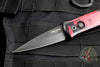Protech Godson Out The Side Auto (OTS)- Special Venom Red Black Handle- Black DLC Blade Blade 721-Venom Red