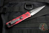 Protech Godson Out The Side Auto (OTS)- Special Venom Red Black Handle- Black DLC Blade Blade 721-Venom Red