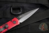 Protech Godson Out The Side Auto (OTS)- Special Venom Red Black Handle- Black DLC Blade Blade 721-Venom Red