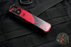 Protech Godson Out The Side Auto (OTS)- Special Venom Red Black Handle- Black DLC Blade Blade 721-Venom Red