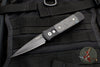 Protech Godson Out The Side Auto (OTS)- Black Handle With Fat Carbon Dark Matter Blue Inlays- Black Blade 7FC31