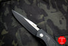 Protech Harkins ATAC D/A Dual Action Out The Side (OTS) Auto Hidden Blade Release Knife Black Body Black Two-Tone Blade