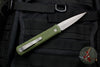 Protech Godfather Out The Side (OTS) Knife- Green Handle- Blasted Blade 920-GREEN