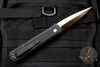 Protech Godfather Out The Side (OTS) Knife- Black Handle and Rose Gold Finished Blade 921-RG