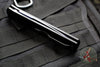 Protech Godfather Black Out The Side (OTS) Knife and Satin Sapphire Blue Blade 921-SB