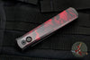 Protech Godfather Out The Side (OTS) Knife- EXCLUSIVE- Venom Red finish With Black Blade & HW 921-VENOM RED
