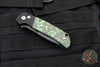 Protech GXIII Terzuola ATCF Out The Side (OTS) Auto Knife- Black Handle with Green/Black Fat Carbon Inlays- Stonewash Magnacut DLC Black Blade- G13 ATCH