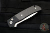 Protech Auto Terzuola ATCF Out The Side (OTS) Auto Knife- Black Handle with CF Inlays- Stonewash Magnacut Steel Blade BT2704