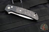 Protech Terzuola ATCF Out The Side (OTS) Auto Knife- Black Handle with Fat Carbon Dark Matter Inlays- Stonewash Magnacut Steel Blade BT2731