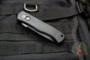 Protech Emerson CQC7 Tanto Out The Side Auto (OTS) Black Handle Black Blade E7T03
