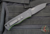 Protech USN Show 2022 Emerson CQC7- Tanto Edge- Out The Side Auto (OTS)- Green/Black G-10 With Black Blade