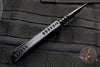 LEFT HAND VERSION! Protech Les George SBR Short Bladed Rockeye Out The Side (OTS) Smooth Black Handle with Black Blade LG403-LH SBR